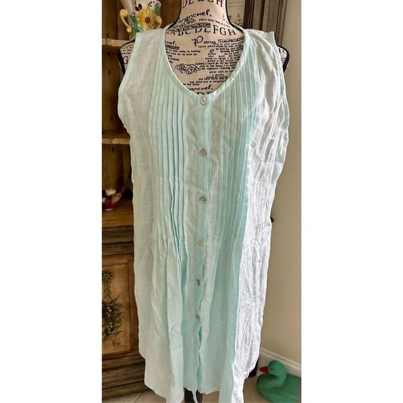 Just JLL 100% Linen Top - Picture 1 of 9